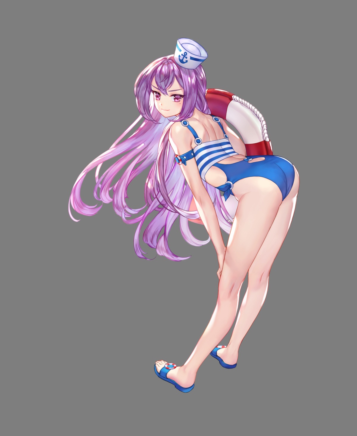 ass hanus_(king's_raid) king's_raid swimsuits tagme