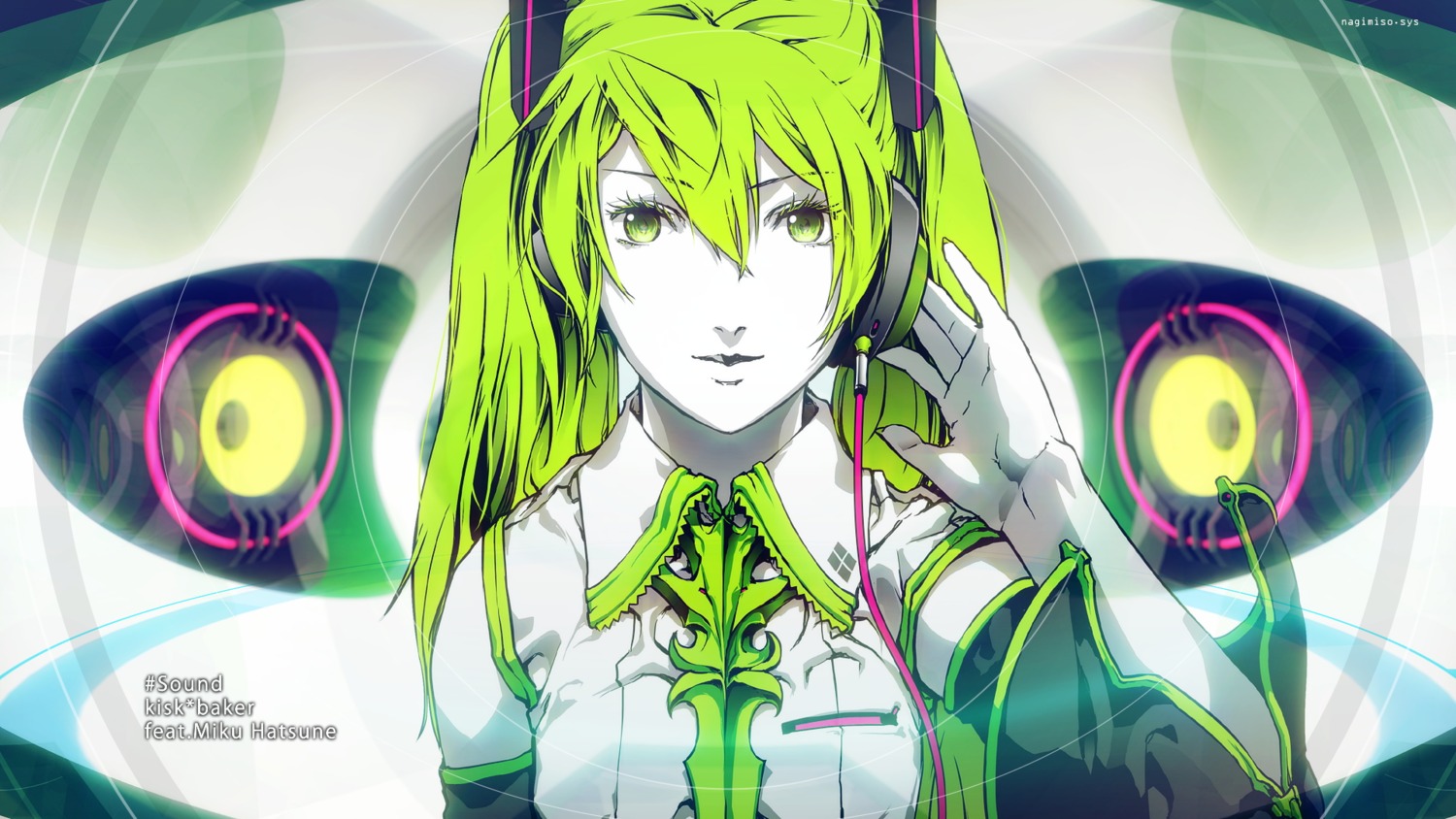 hatsune_miku meltdown_(vocaloid) nagimiso vocaloid wallpaper