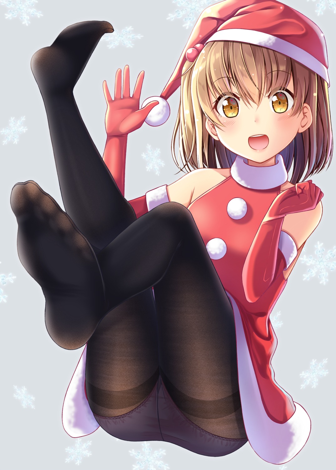 christmas dress feet gurande pantsu pantyhose