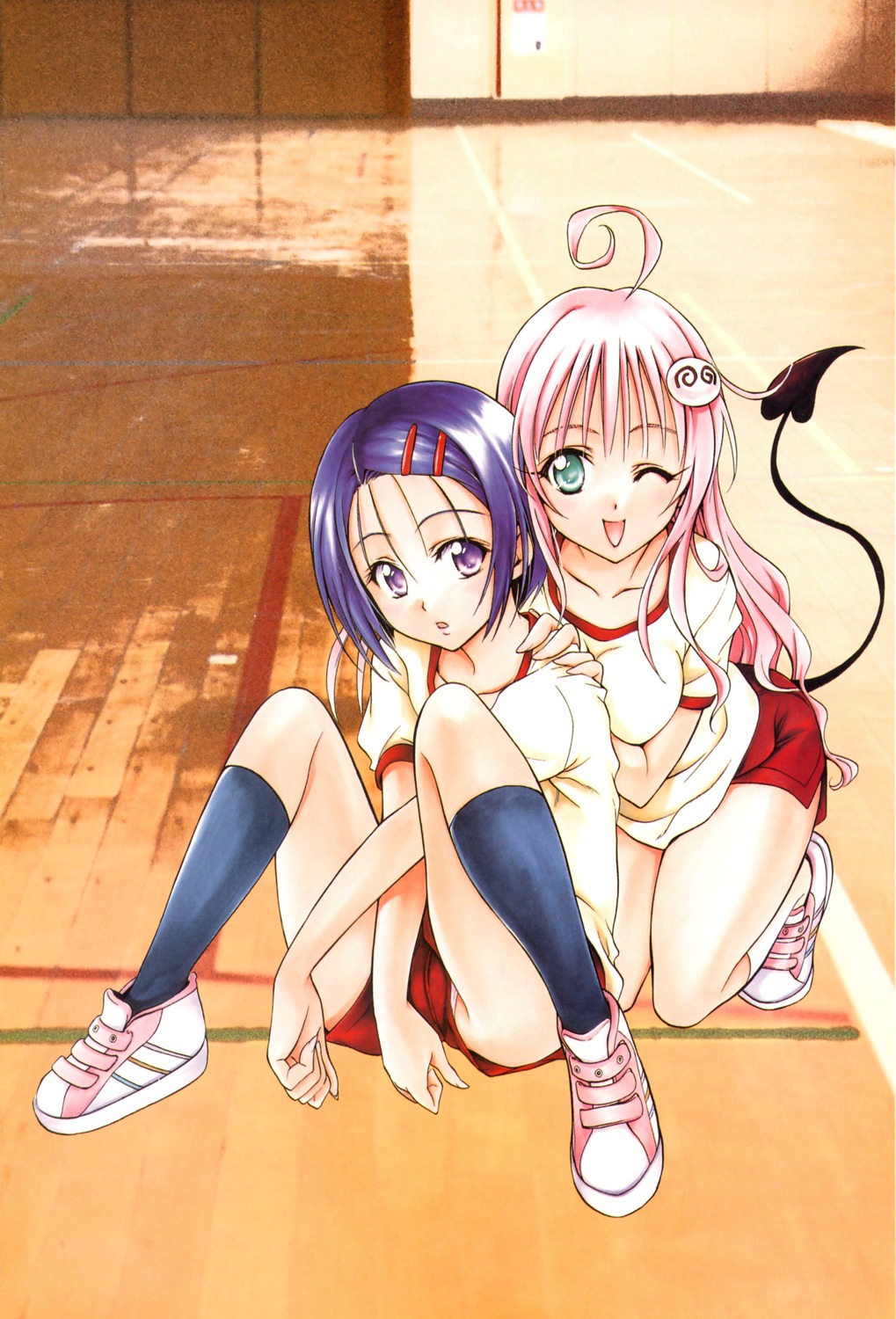 buruma gym_uniform lala_satalin_deviluke pantsu sairenji_haruna to_love_ru yabuki_kentarou