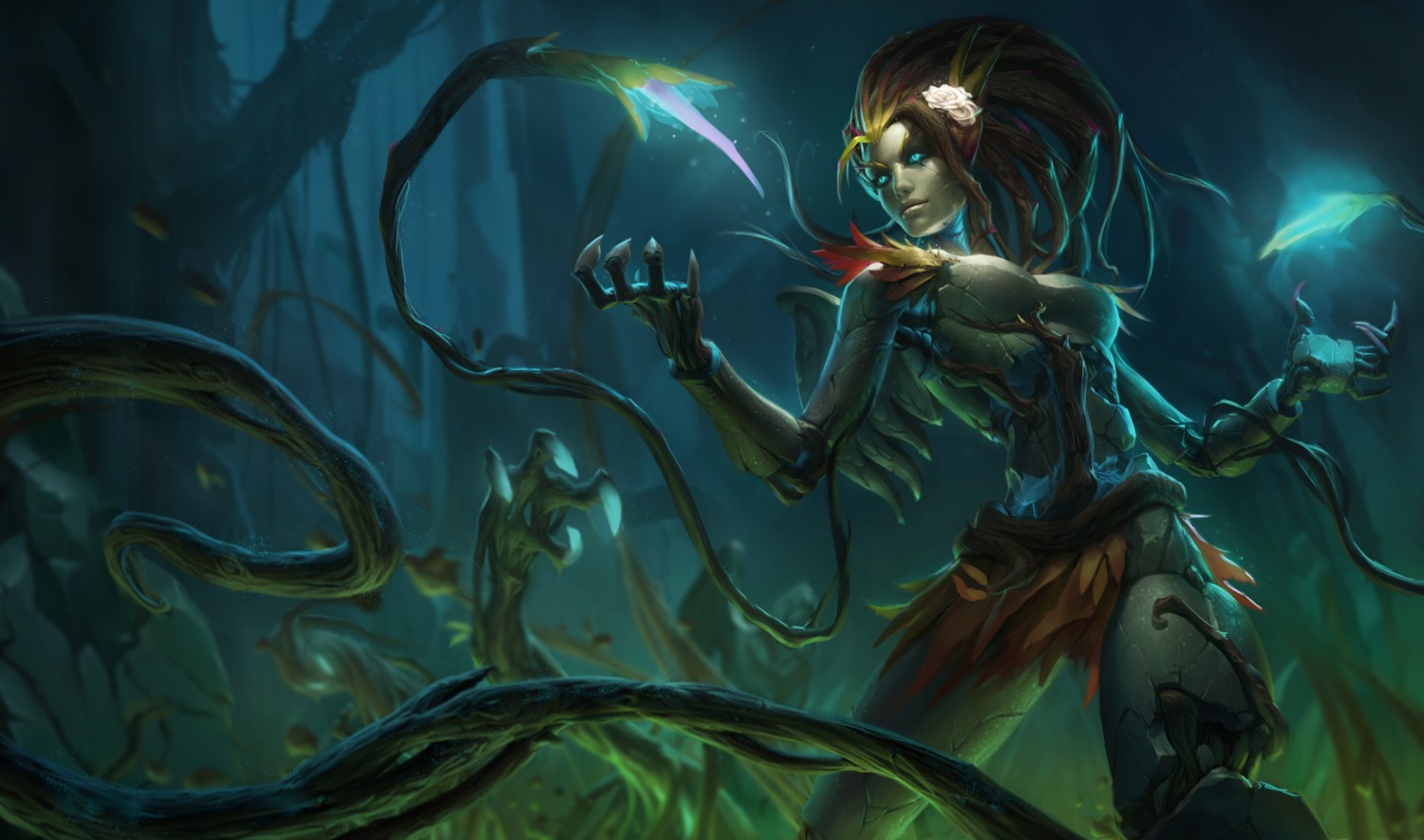 league_of_legends monster_girl tagme wings zyra