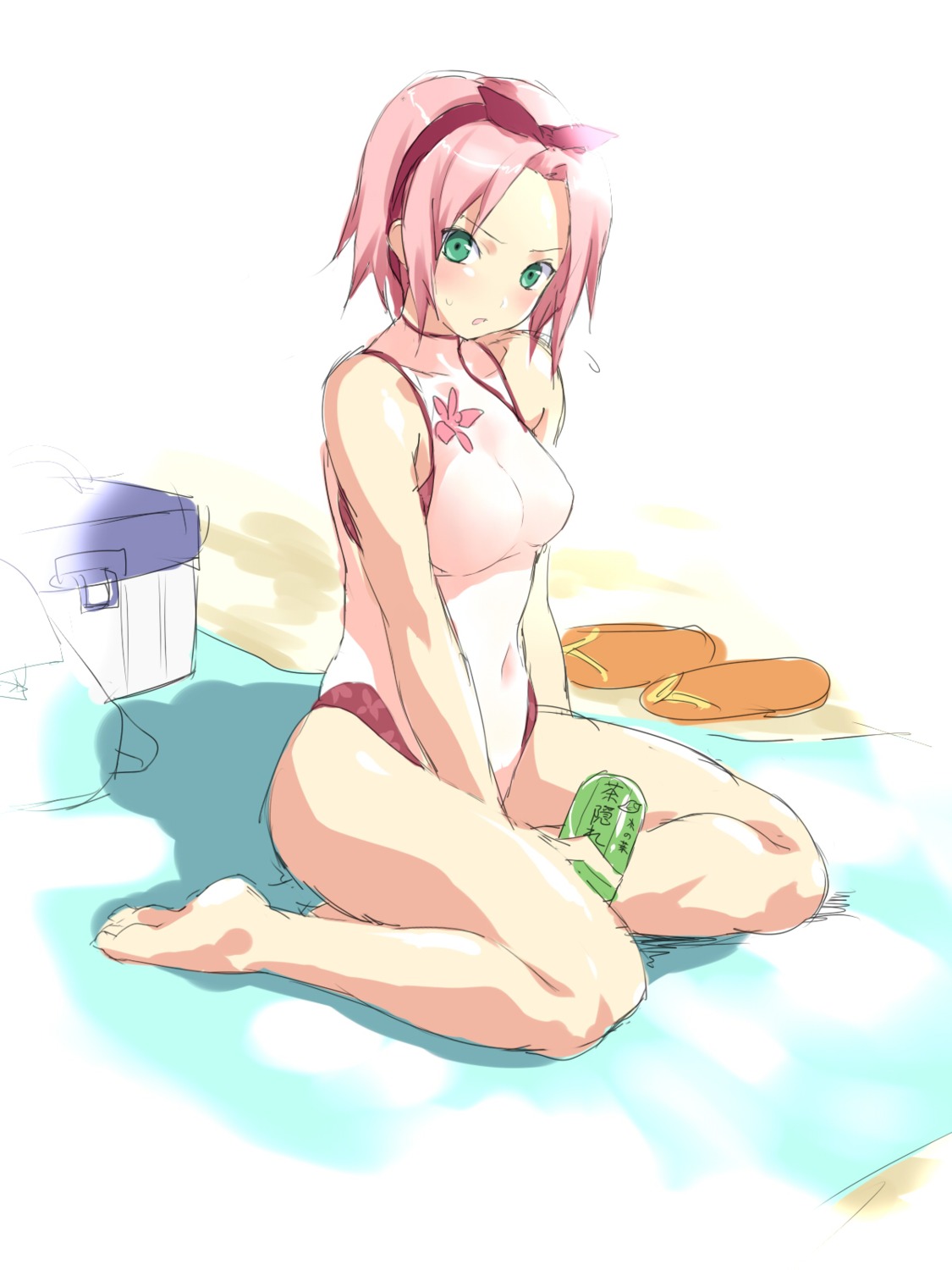 haruno_sakura koku naruto swimsuits