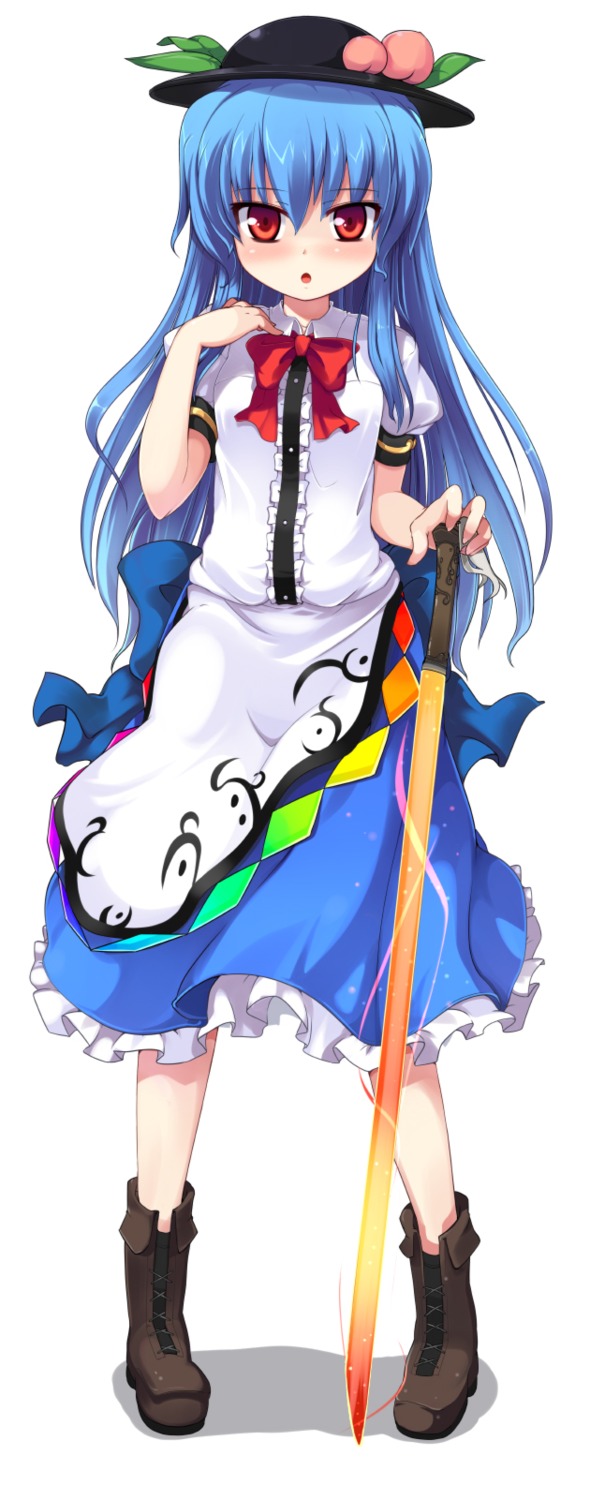 hinanawi_tenshi mamo_williams touhou