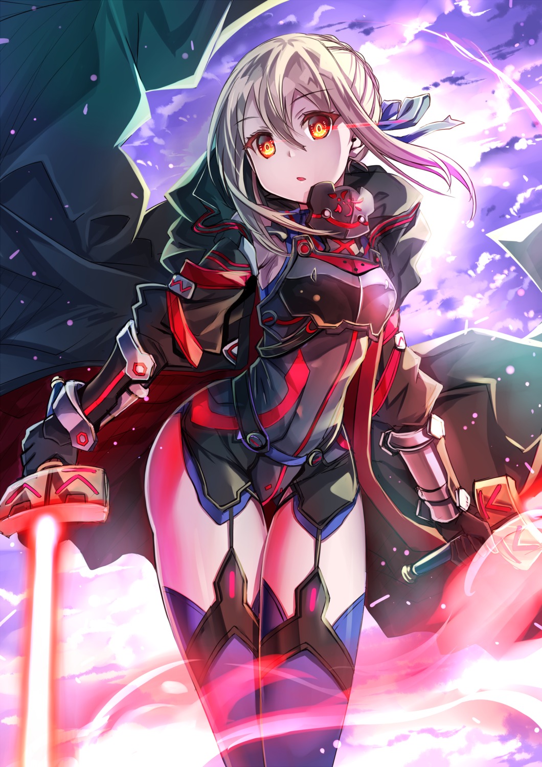 armor fate/grand_order heroine_x_alter sho_(runatic_moon) stockings sword thighhighs