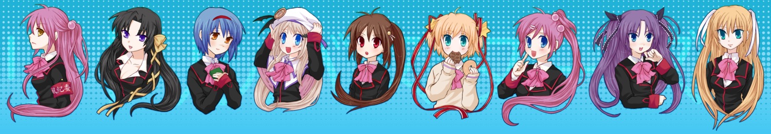 futaki_kanata kamikita_komari kurugaya_yuiko little_busters! natsume_rin nishizono_mio noumi_kudryavka saigusa_haruka sasasegawa_sasami seifuku shimiko tokido_saya