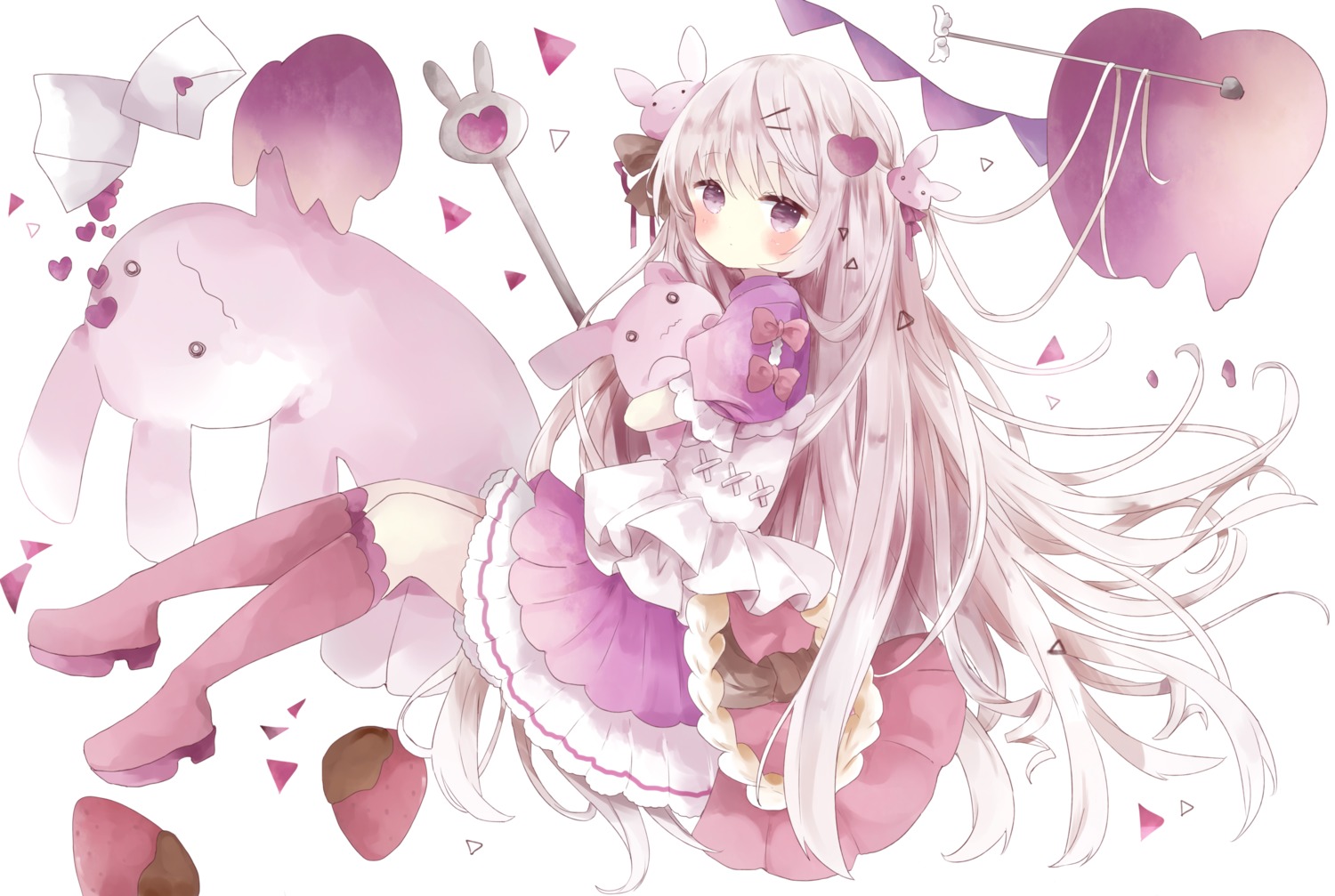 lolita_fashion skirt_lift tsukiyo_(skymint)