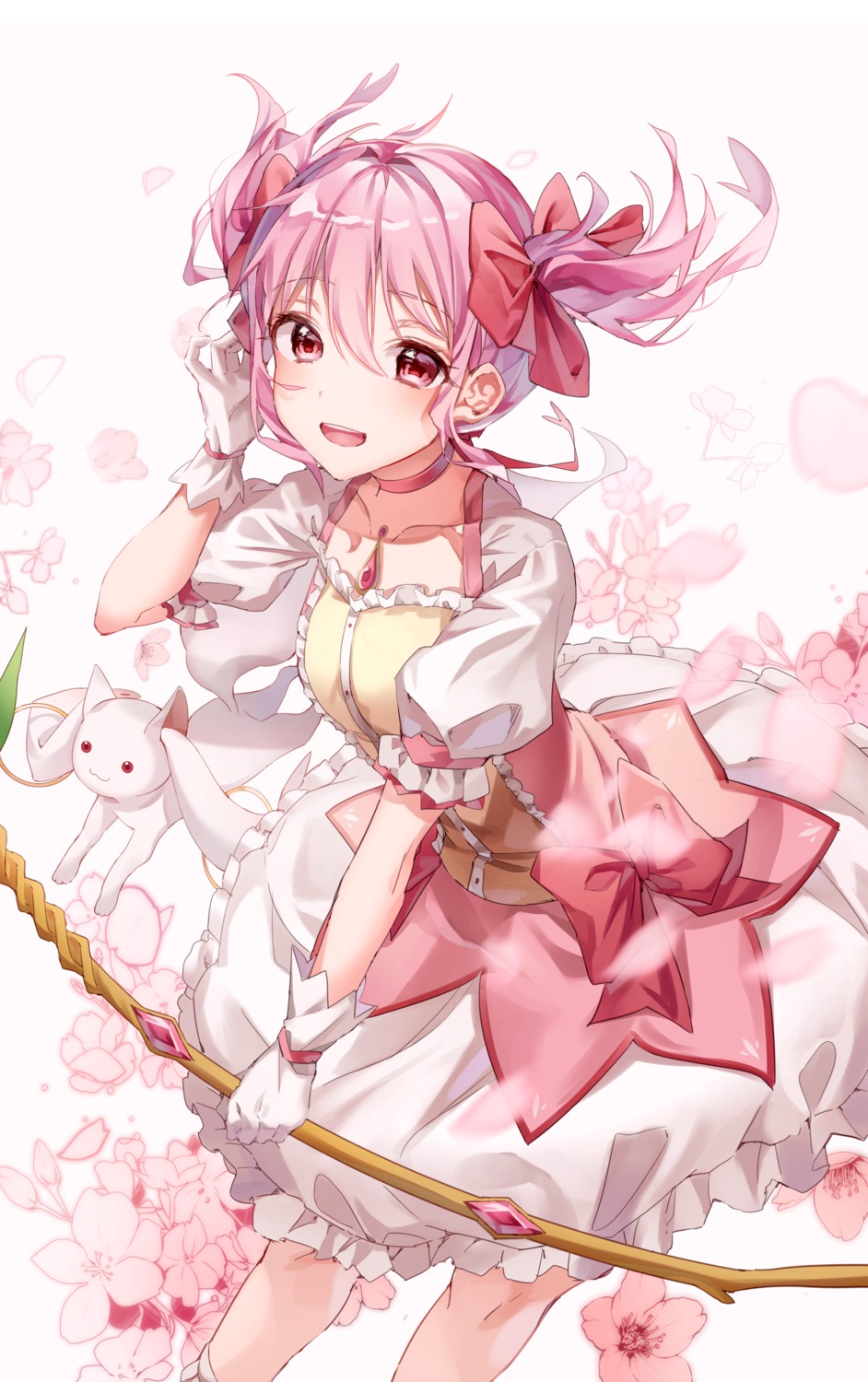 dress kaname_madoka kyubey mahou_shoujo_madoka_magica nagul weapon