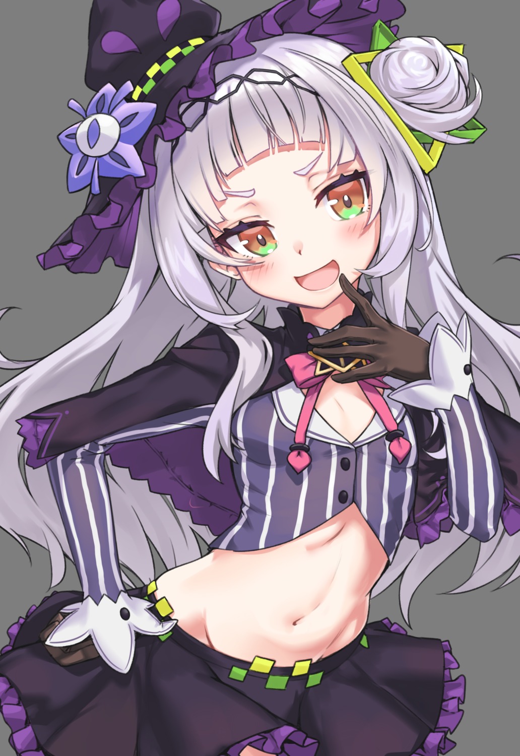 cleavage hololive ivan_wang murasaki_shion witch