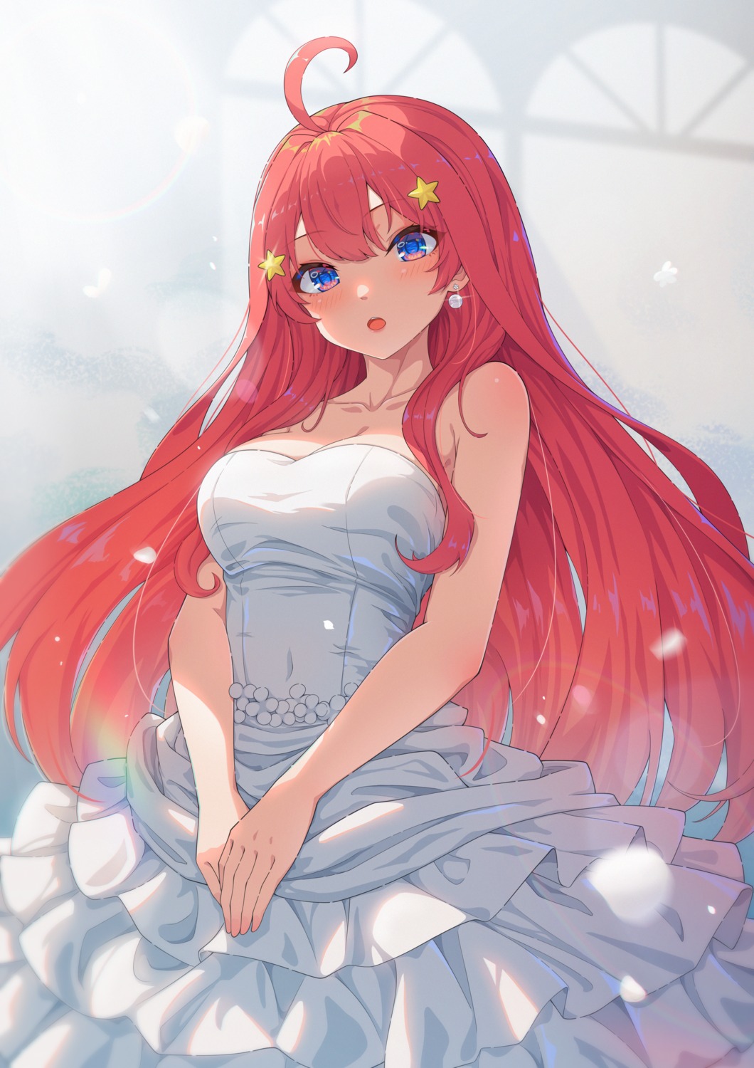 5-toubun_no_hanayome dress nakano_itsuki no_bra wedding_dress xiayou_sieg