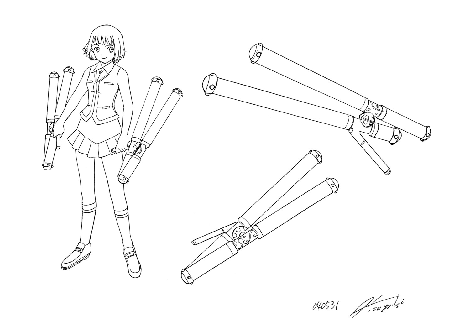 character_design higurashi_akane hisayuki_hirokazu mai_hime seifuku weapon
