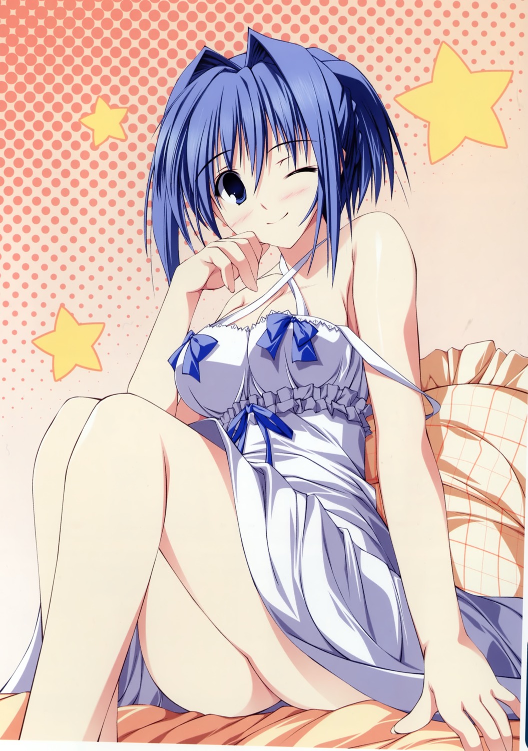 cleavage dress nopan summer_dress yuuki_makoto