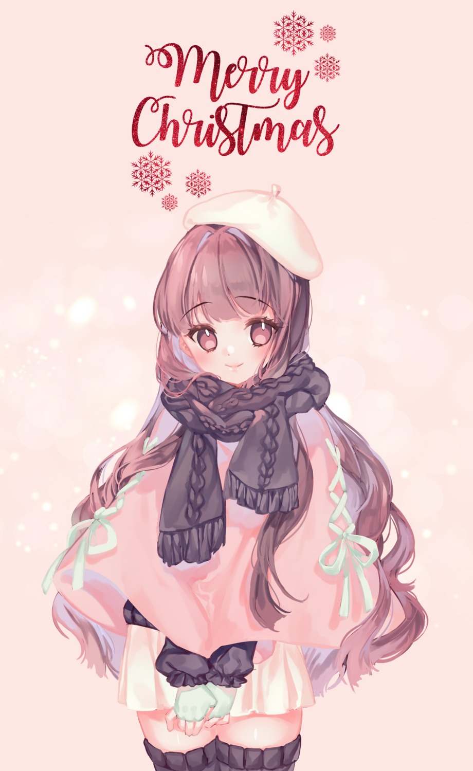 black_joa christmas thighhighs