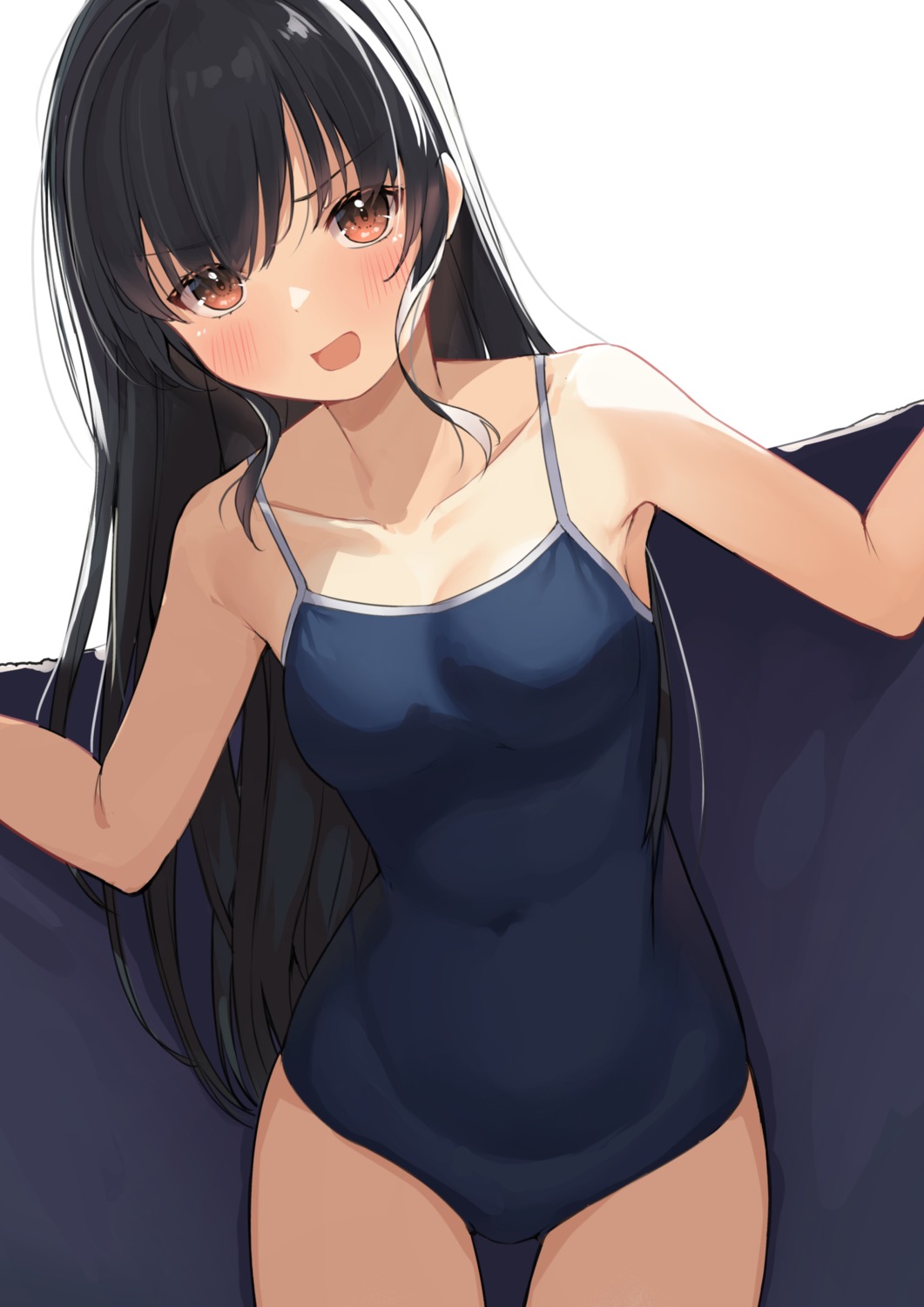 cleavage school_swimsuit shochiku swimsuits