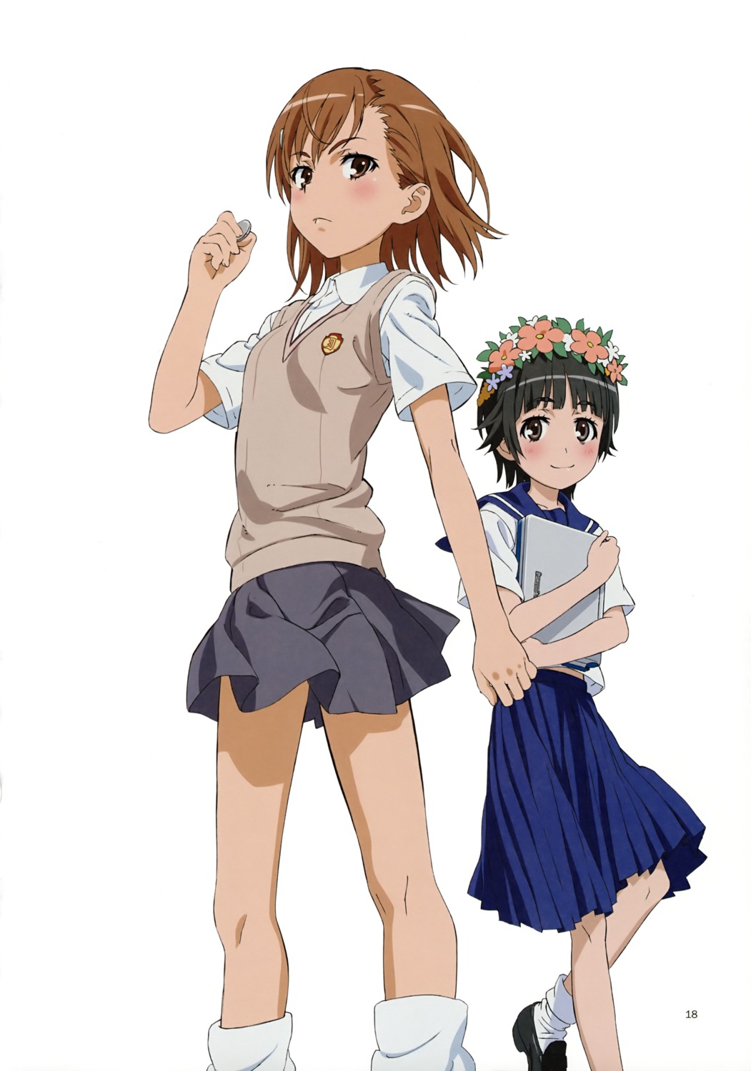 misaka_mikoto to_aru_kagaku_no_railgun to_aru_majutsu_no_index uiharu_kazari