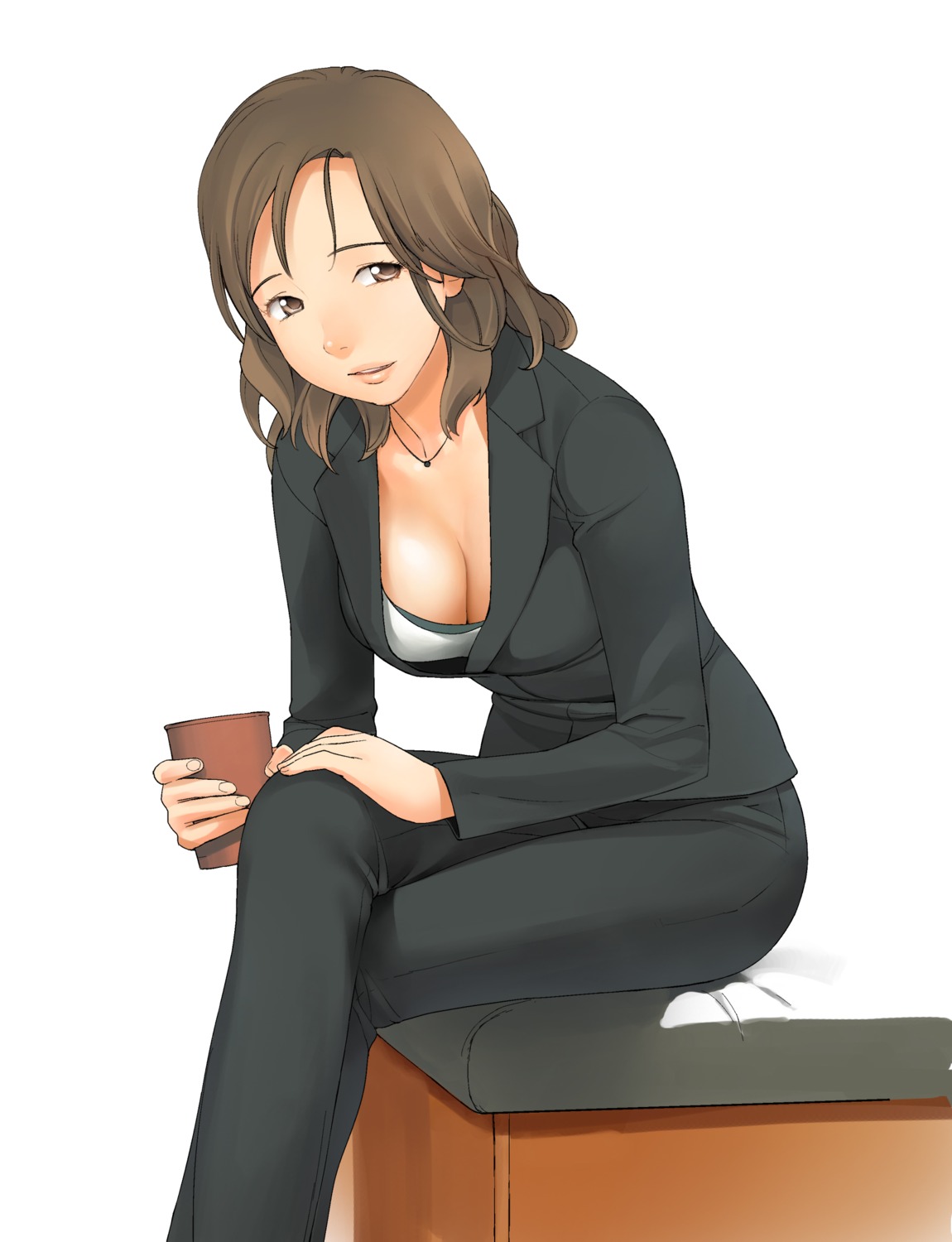 a1 business_suit cleavage initial-g
