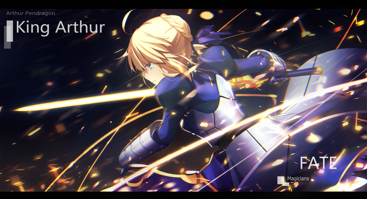 armor dress fate/stay_night magicians saber sword