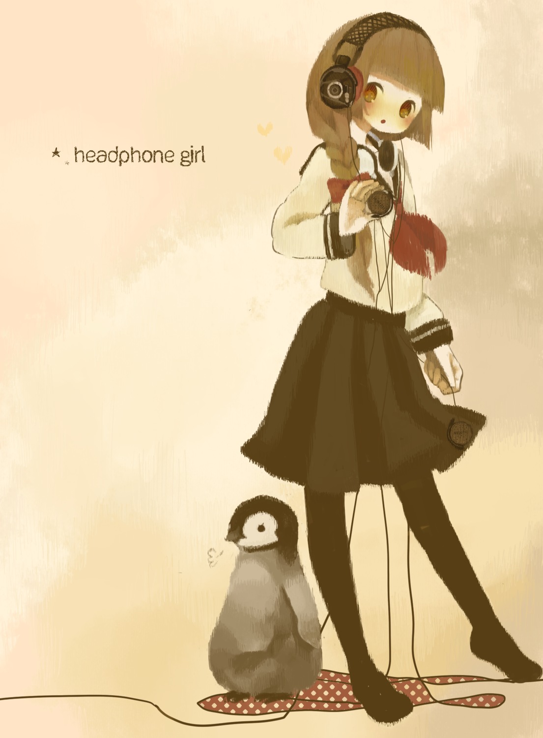 headphones meisa penguin