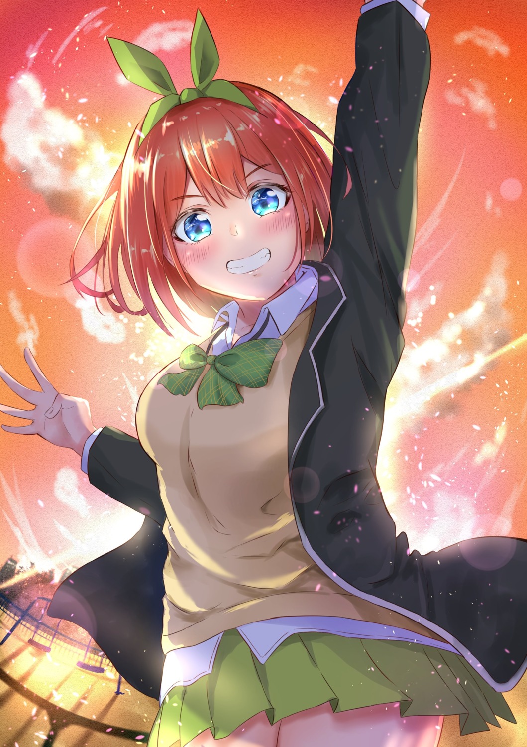 5-toubun_no_hanayome nakano_yotsuba seifuku sweater