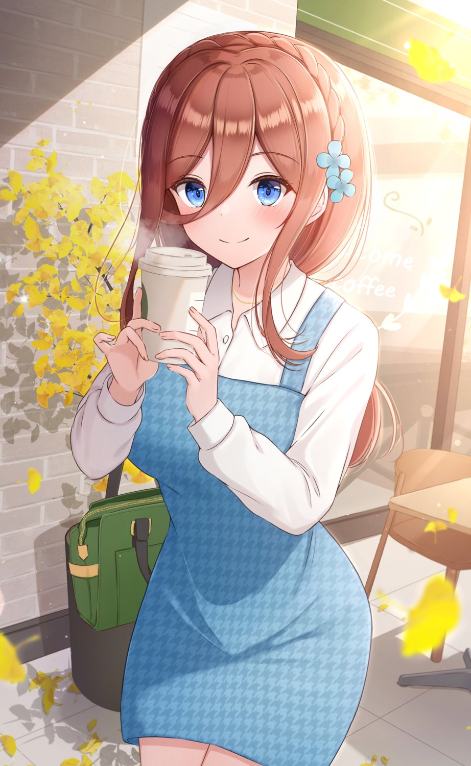 5-toubun_no_hanayome dress dress_shirt nakano_miku yukiunag1