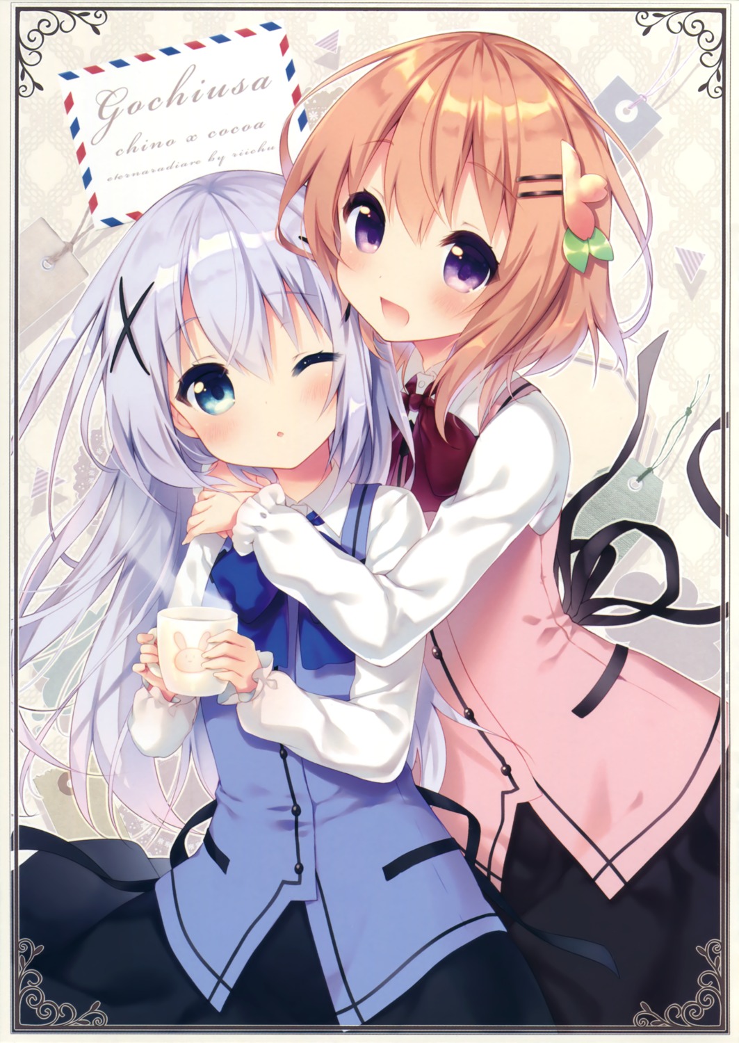 eterna gochuumon_wa_usagi_desu_ka? hoto_cocoa kafuu_chino riichu waitress