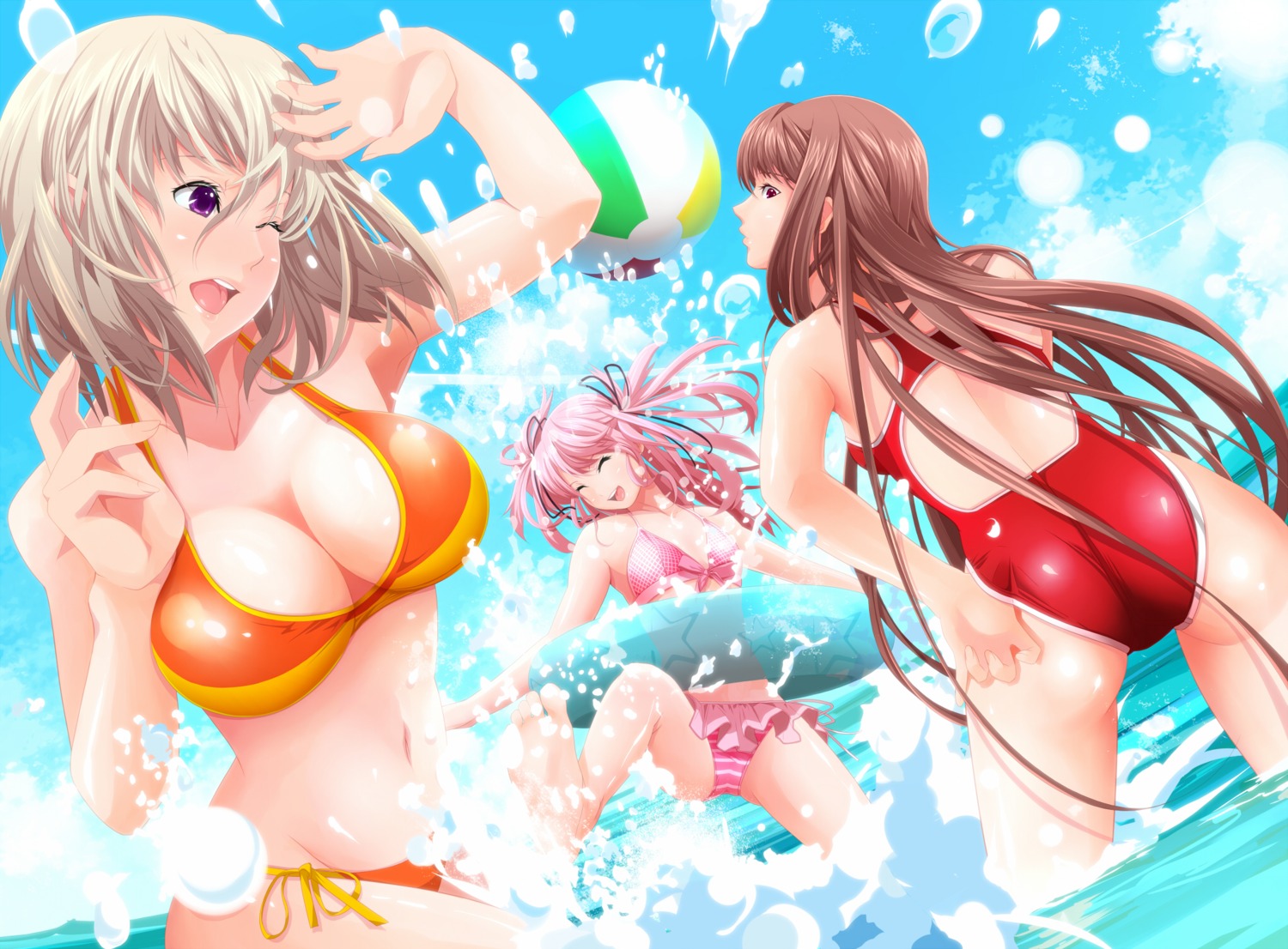 bikini cleavage swimsuits tukumo