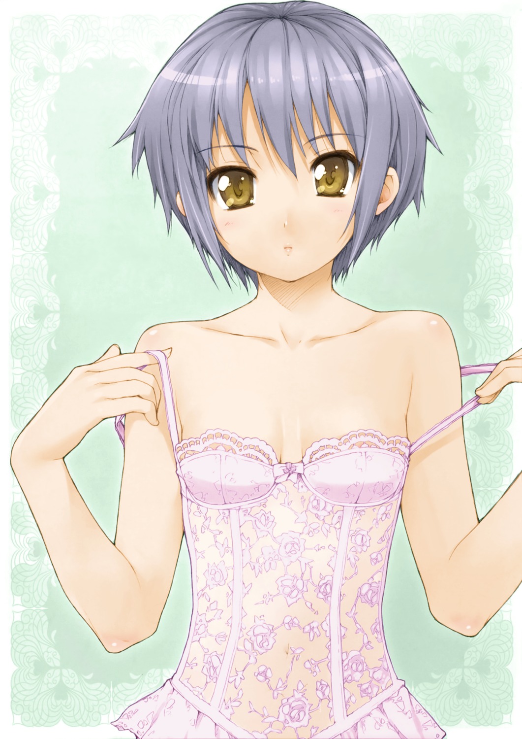 cleavage ishikei lingerie nagato_yuki suzumiya_haruhi_no_yuuutsu