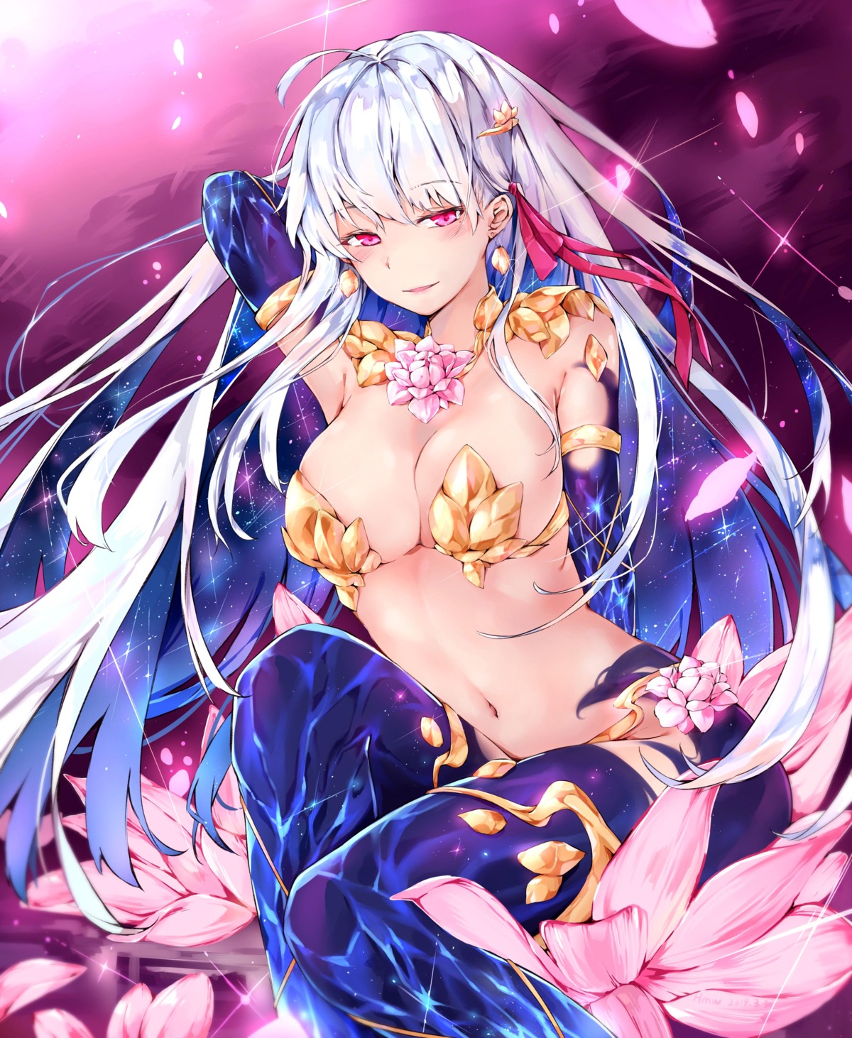 bikini_armor dema_hmw fate/grand_order kama_(fate/grand_order)