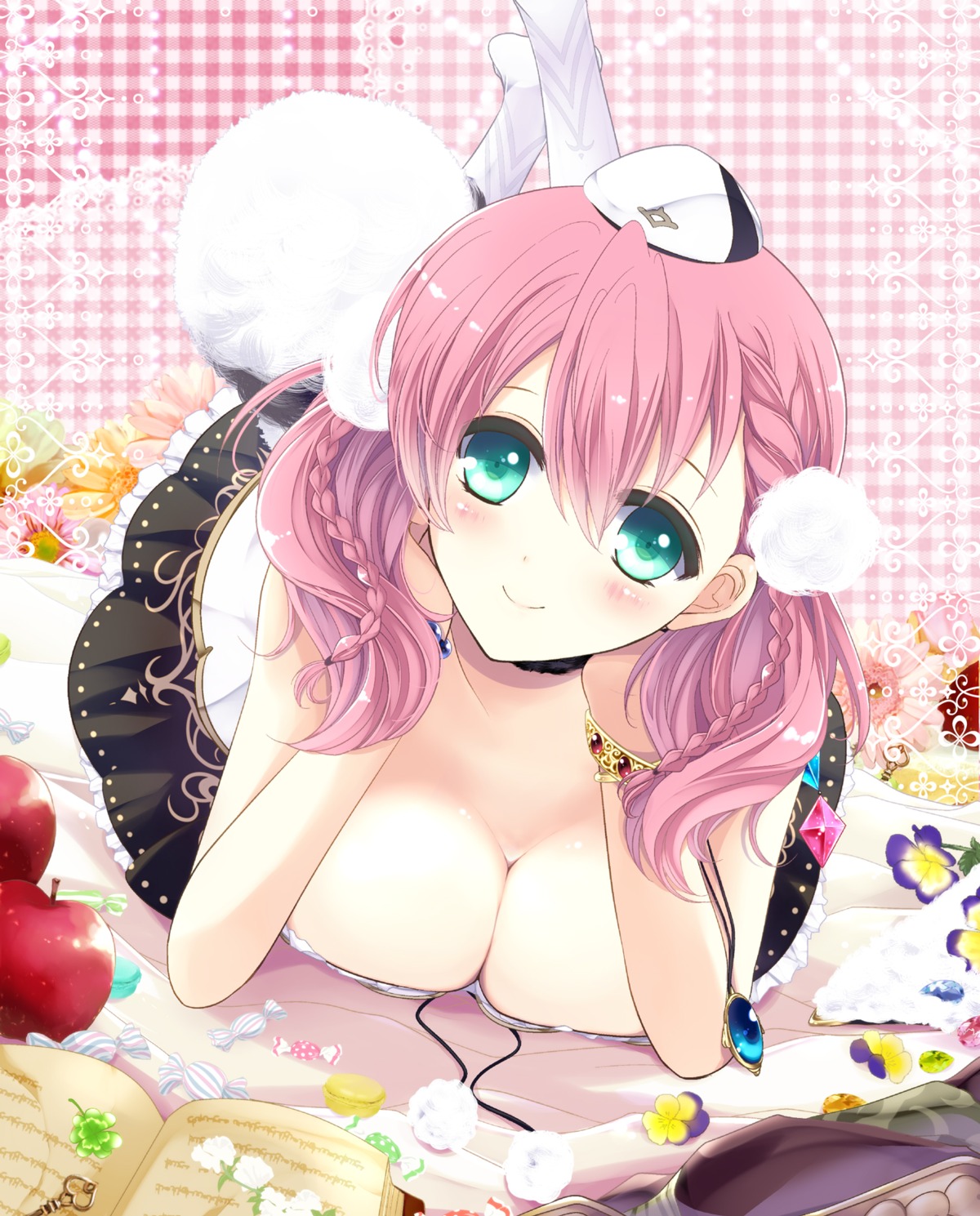 amiko_(frosted_chocolate) atelier atelier_escha_&_logy cleavage escha_malier