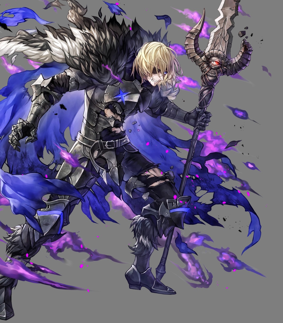 armor dimitri eyepatch fire_emblem fire_emblem_heroes fire_emblem_three_houses nintendo senna_(artist) torn_clothes transparent_png weapon