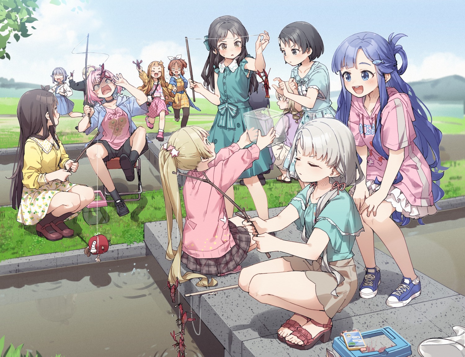 abe_nana asari_nanami dress hayasaka_mirei heels hisakawa_nagi ichihara_nina koshimizu_sachiko kusaka_shi morikubo_nono pantyhose sasaki_chie shirasaka_koume sweater tachibana_arisu the_idolm@ster the_idolm@ster_cinderella_girls the_idolm@ster_cinderella_girls_u149 tsujino_akari yokoyama_chika yumemi_riamu