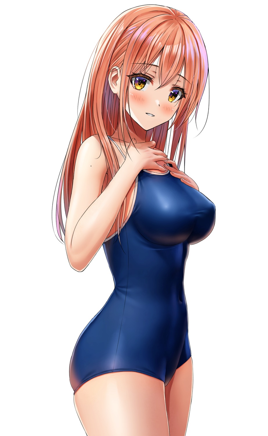 erect_nipples school_swimsuit swimsuits yukemuriganmo