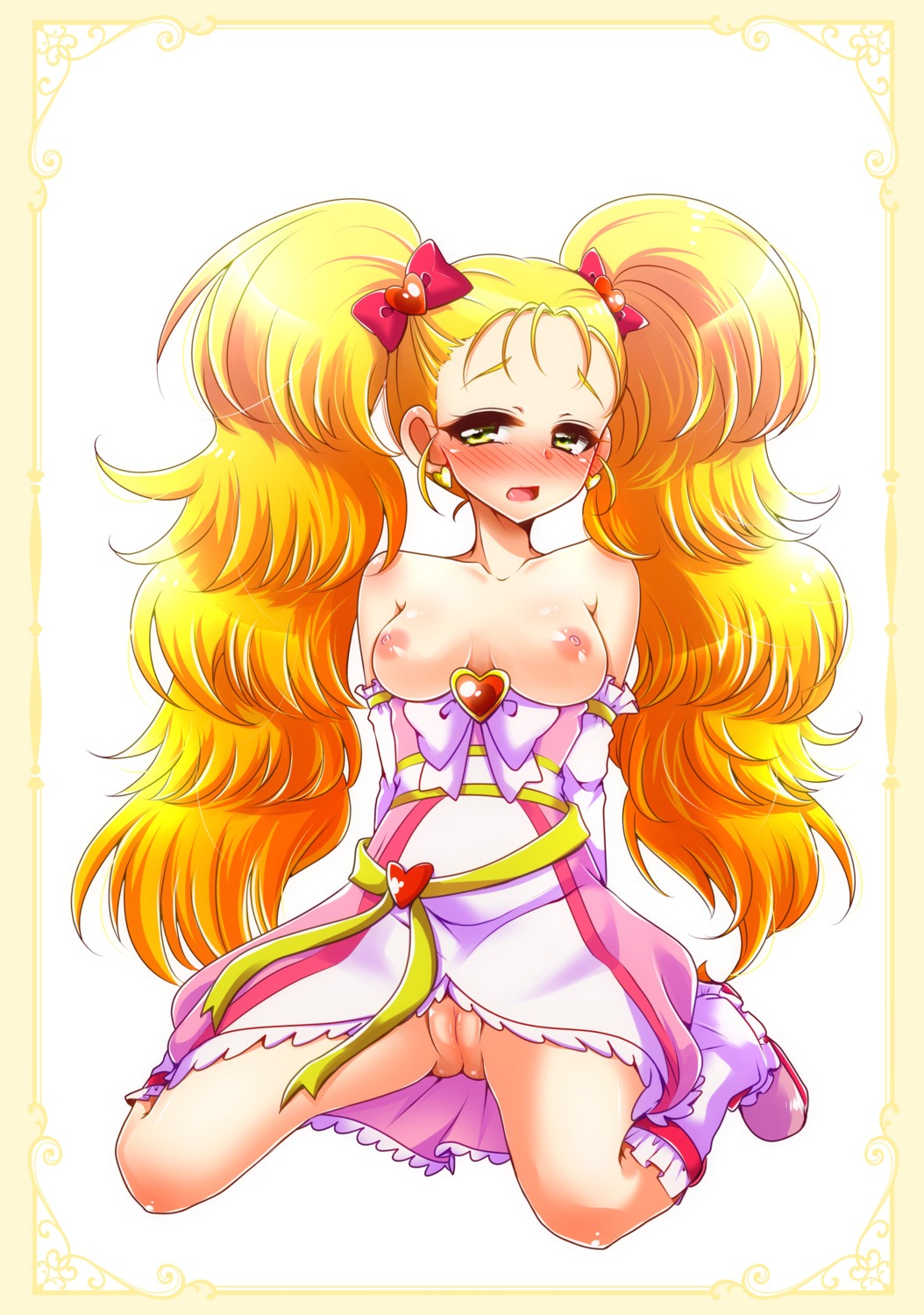 breasts futari_wa_pretty_cure kujou_hikari miyanoyuki pretty_cure pussy