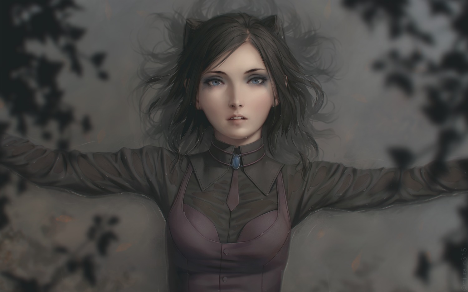 ergo_proxy miura_naoko re-l_mayer wet wet_clothes