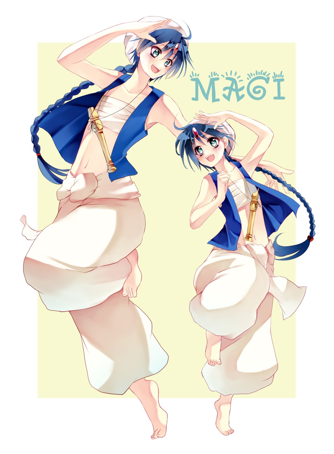 aladdin bandages kurabayashi_matoni magi_the_labyrinth_of_magic male