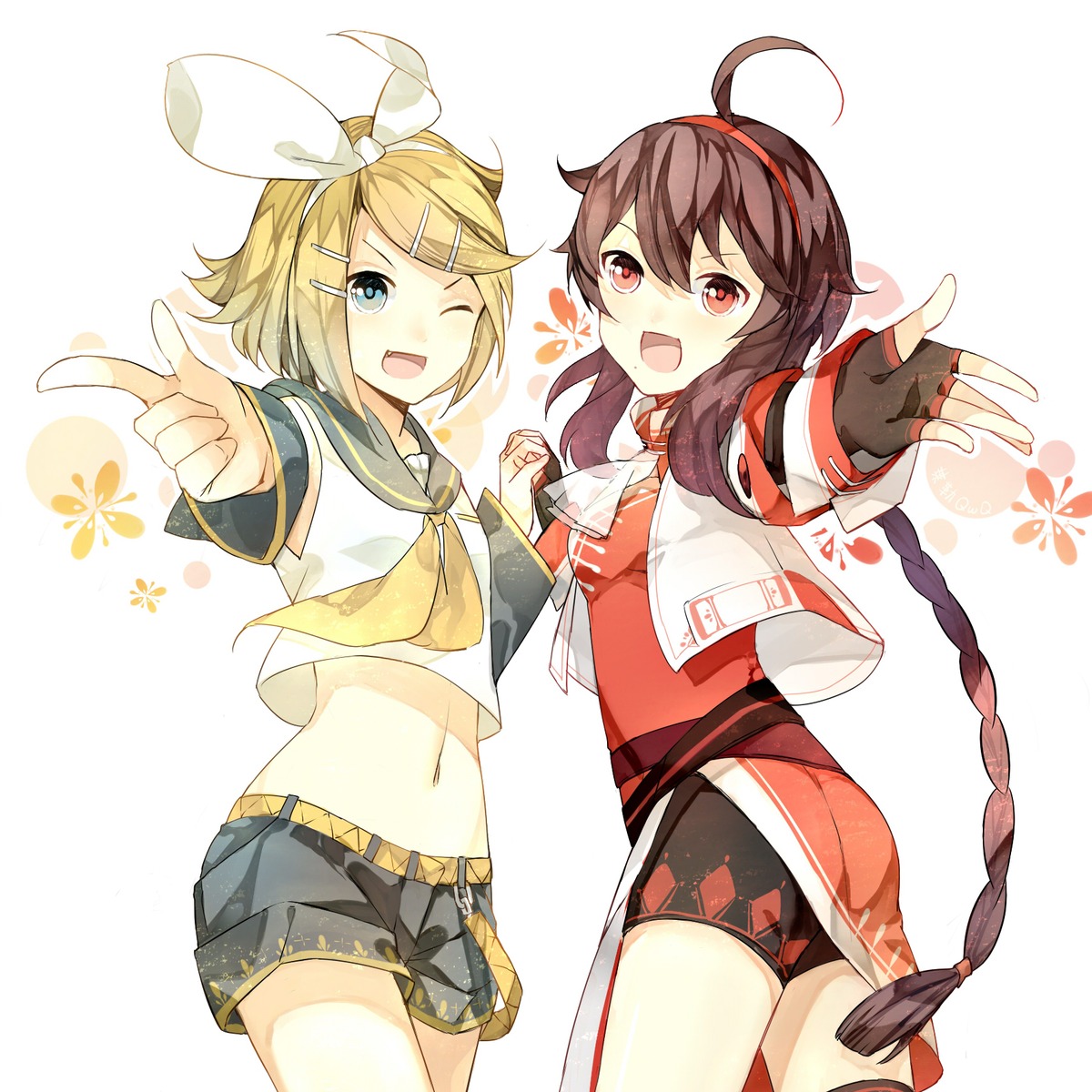 asian_clothes ass godlailer kagamine_rin seifuku vocaloid yuezheng_ling