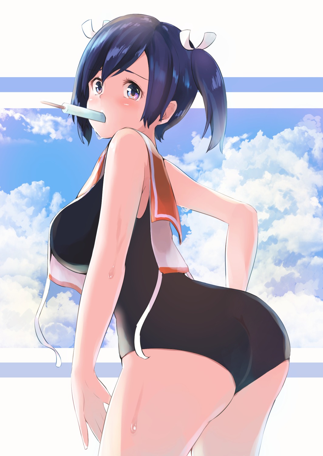 ass kantai_collection souryuu_(kancolle) swimsuits taisho_(gumiyuki)