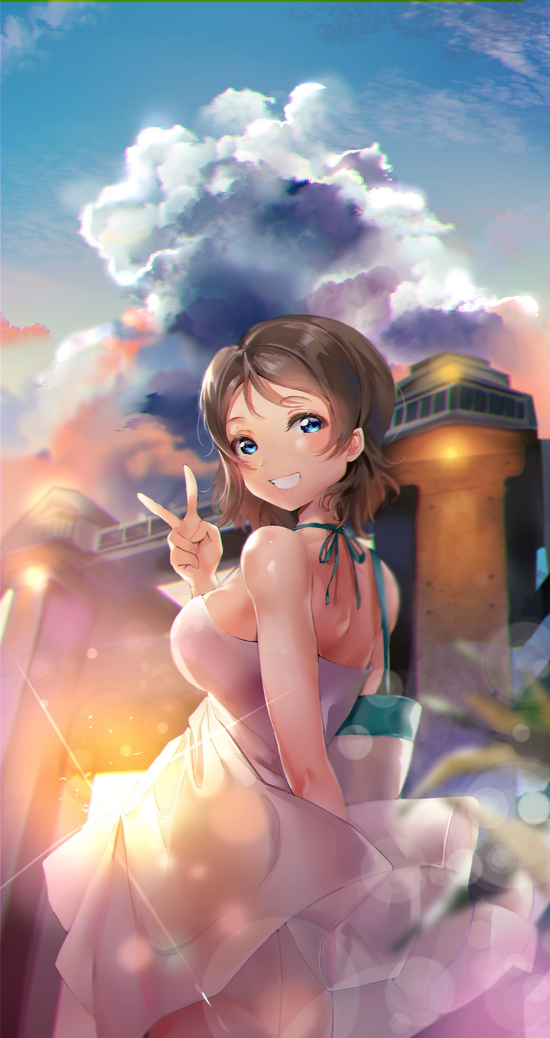 dress love_live!_sunshine!! moshi_0208 watanabe_you