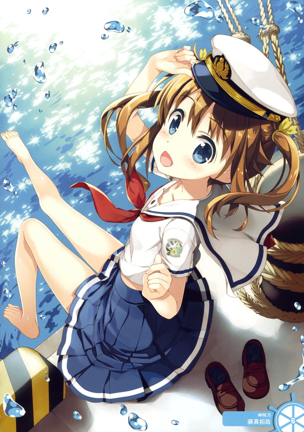 feet fujima_takuya high_school_fleet misaki_akeno seifuku