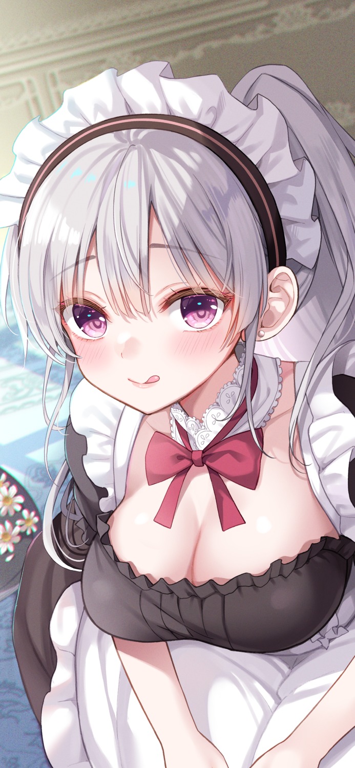 ikura_nagisa maid no_bra