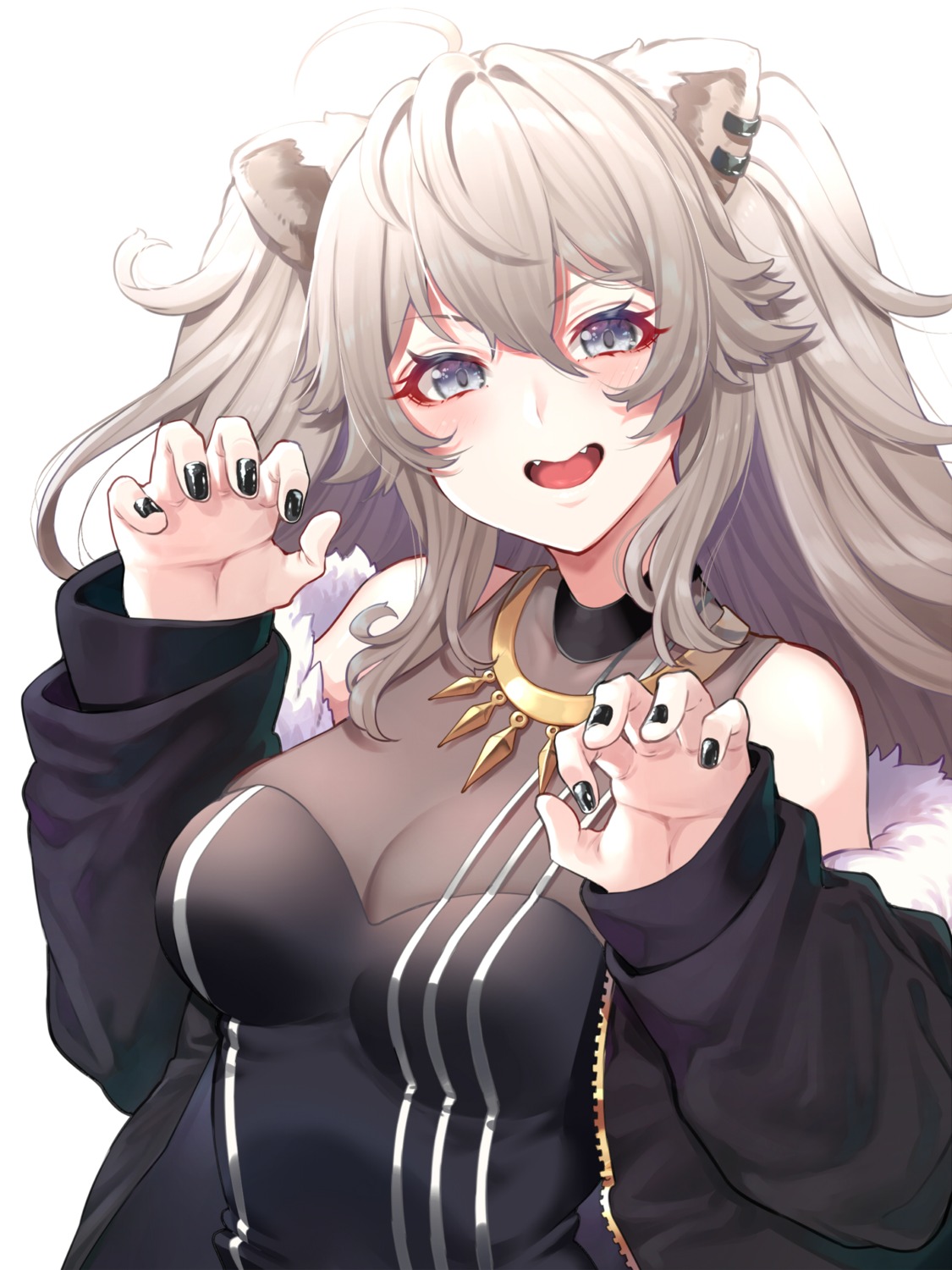 animal_ears hololive nekomanma_(chipstar182) see_through shishiro_botan