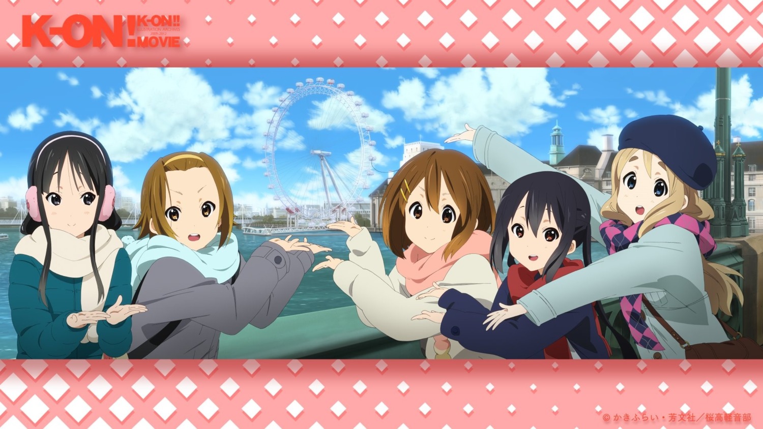 akiyama_mio hirasawa_yui k-on! kotobuki_tsumugi nakano_azusa sakamoto_kazuya tainaka_ritsu wallpaper