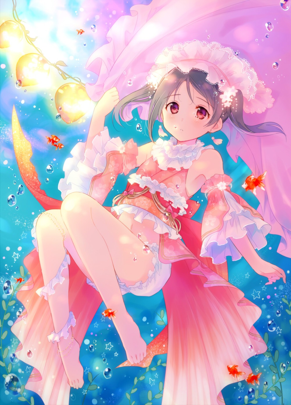 bloomers feet lolita_fashion love_live! ousaka_nozomi wa_lolita yazawa_nico