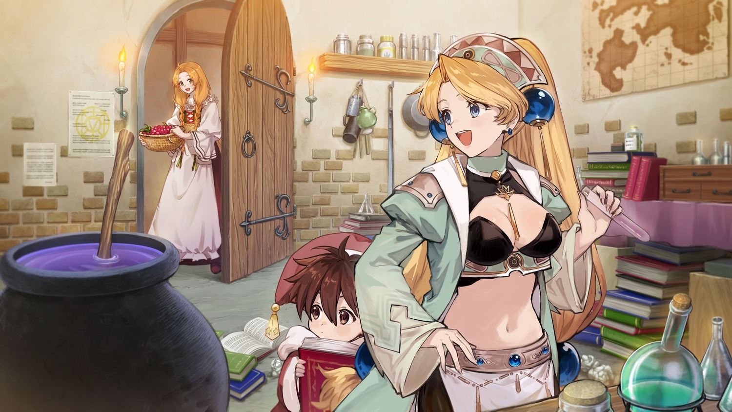 atelier atelier_marie benitama koei_tecmo marlone no_bra schea_donnerstag wallpaper