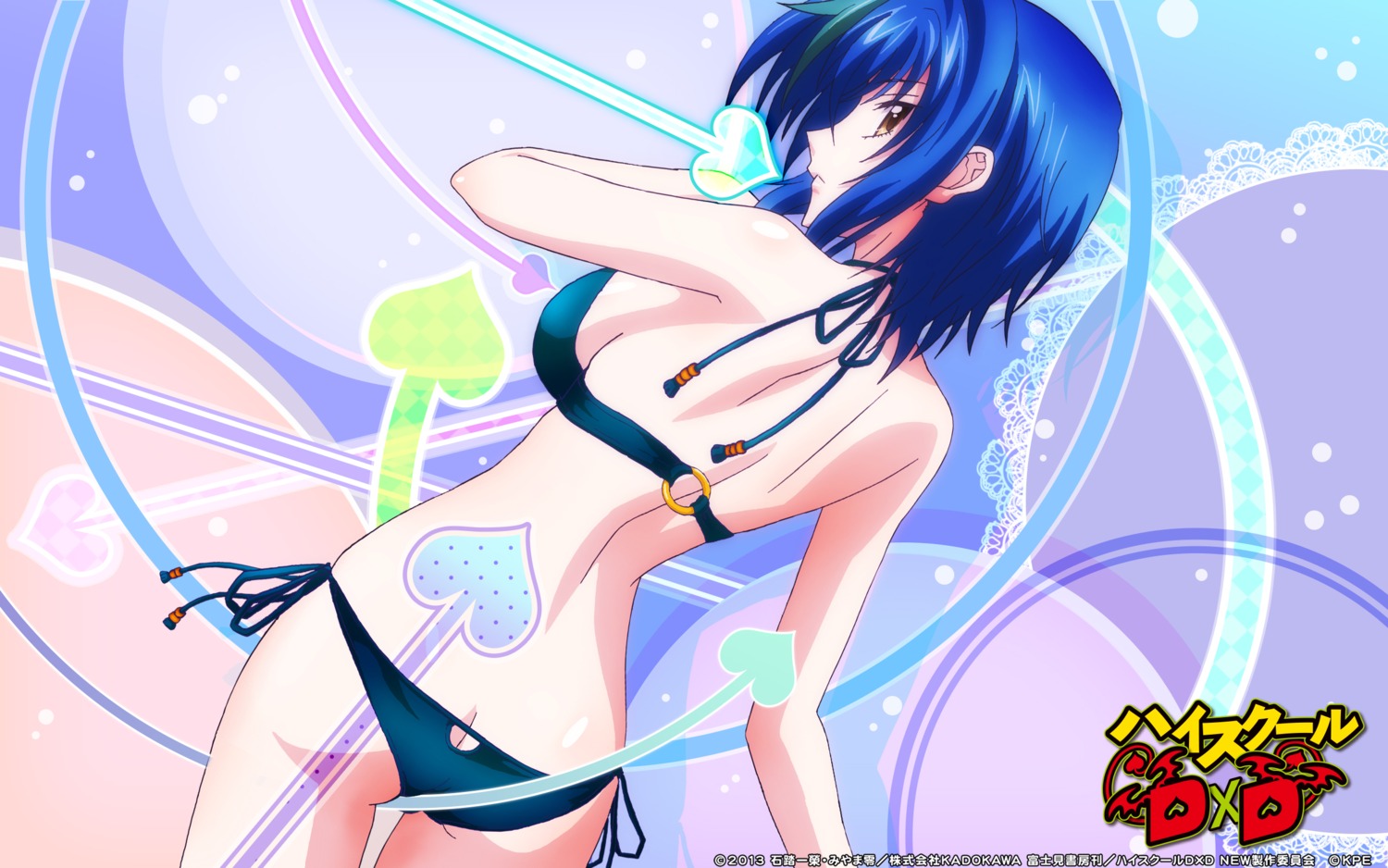 ass bikini highschool_dxd swimsuits wallpaper xenovia_quarta