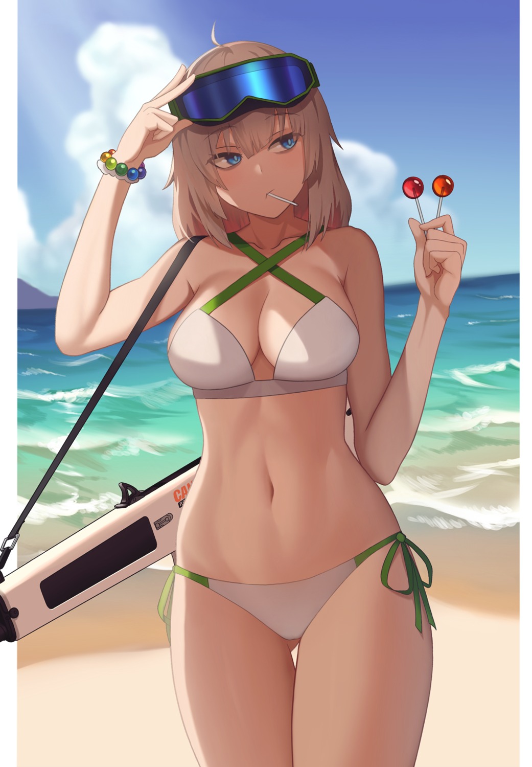 aa-12_(girls_frontline) bikini cero_(last2stage) girls_frontline gun megane swimsuits