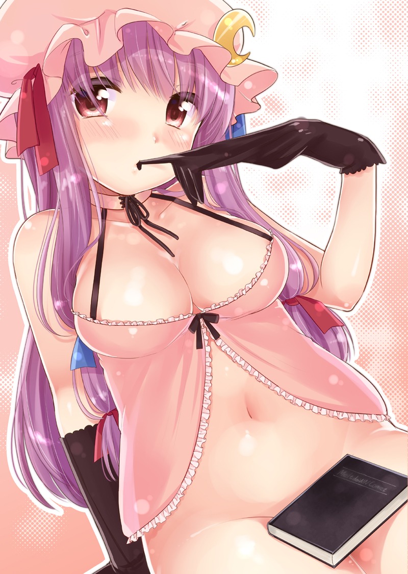 bottomless cleavage patchouli_knowledge touhou yukiu_con