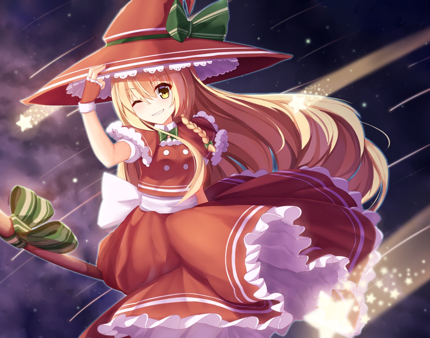 christmas darktrident kirisame_marisa touhou witch