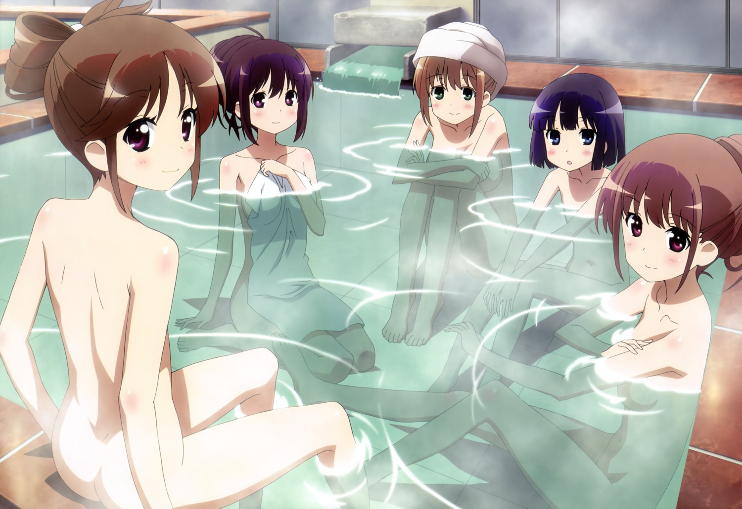 atarashi_ako bathing loli matsumi_kuro matsumi_yuu naked onsen sagimori_arata sakai_takahiro saki saki_achiga-hen takakamo_shizuno towel wet