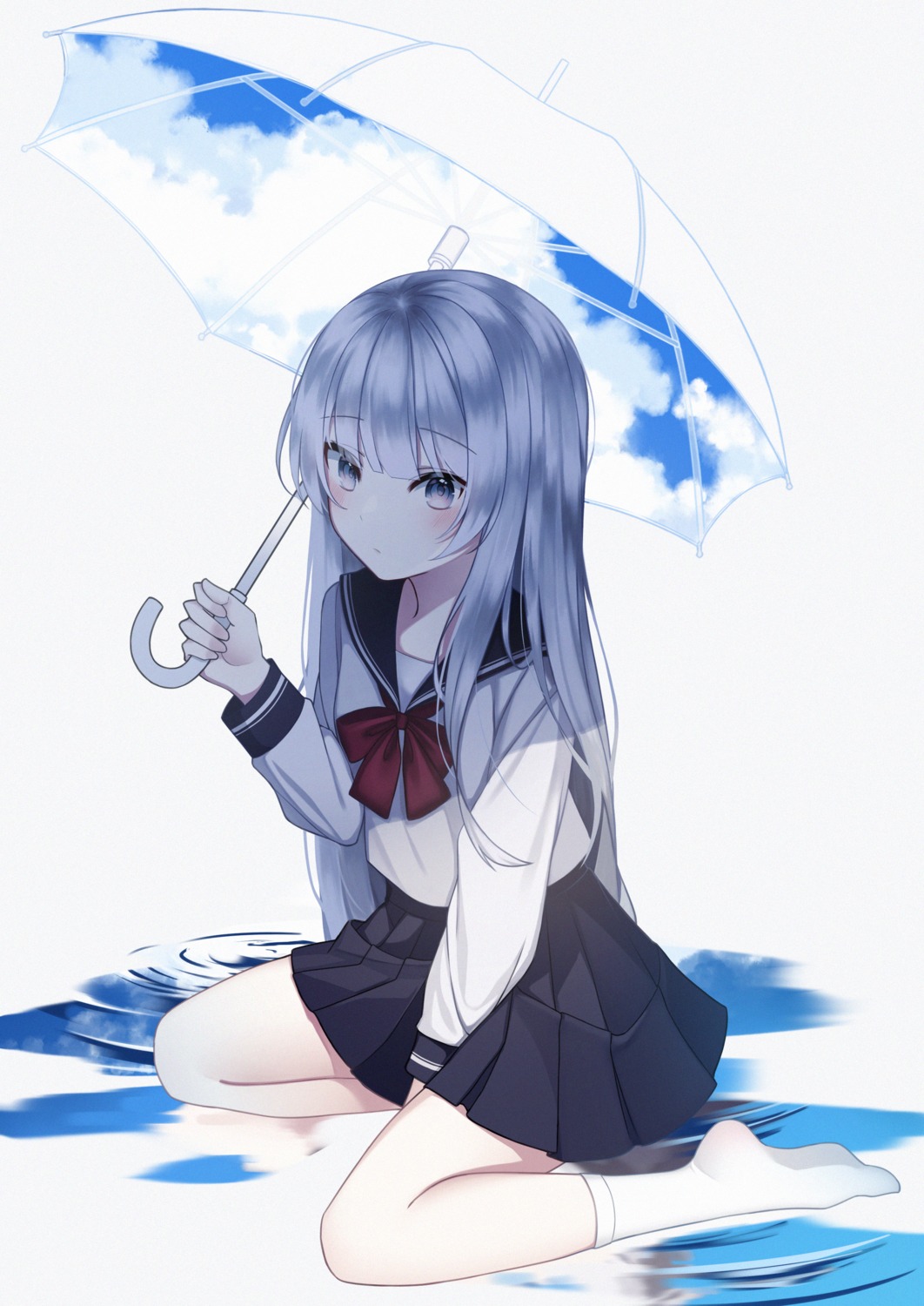 karou_(lhscck302) seifuku umbrella