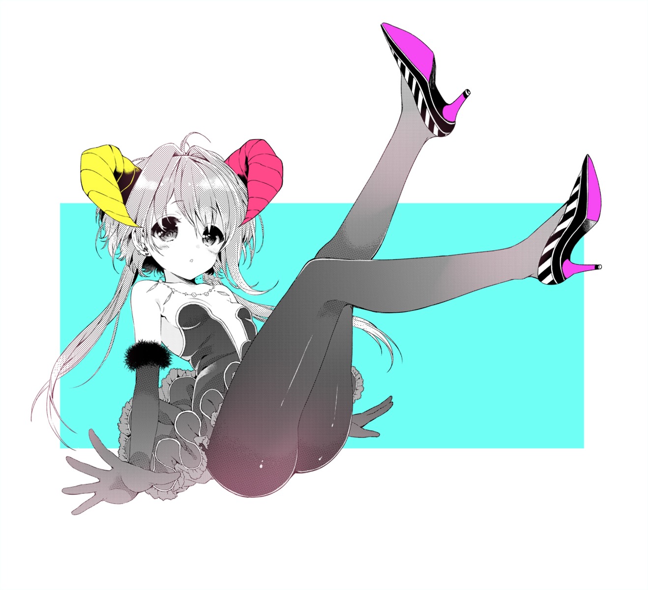 horns pantyhose sakiyo_cake